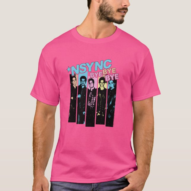 NSYNC Official Neon Bye Bye Bye T-Shirt (Front)