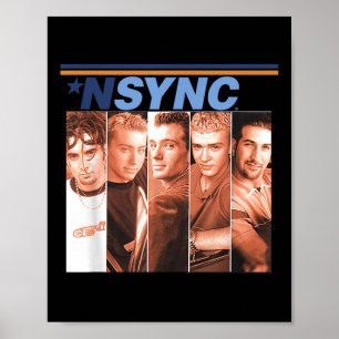 Nsync Official Nsync Debut Album Cover  Poster
