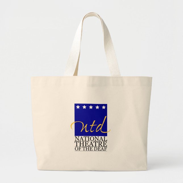 NTD Logo Items Large Tote Bag (Front)