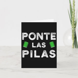 Nte Las Las Funny Spanish Saying Motivational  Card