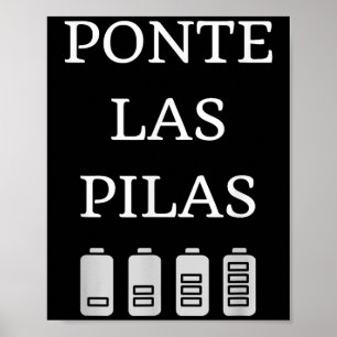 Nte Las Las Spanish Saying Motivational Poster