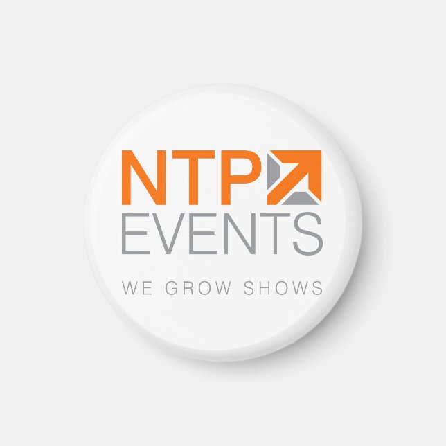 NTP Events Round Magnet (Front)