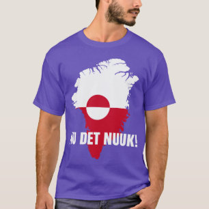 Nu Det Nuuk Greenland Flag Shorts family T-Shirt