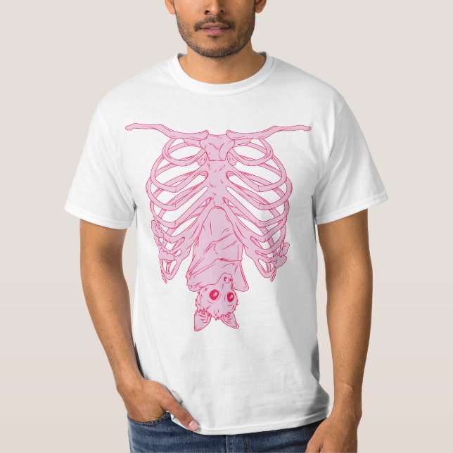 Nu Goth, Witchy Pastel Goth Aesthetic, Creepy Cute T-Shirt (Front)