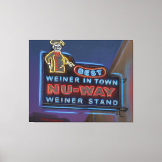 Nu-Way Wieners, Macon, Georgia - Canvas Print