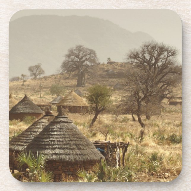 Nuba Mountains, Nugera village Coaster (Front)