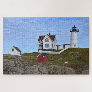 Nubble Light, Cape Neddick, Maine Jigsaw Puzzle