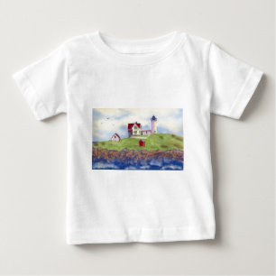 Nubble Light House York Maine Baby T-Shirt