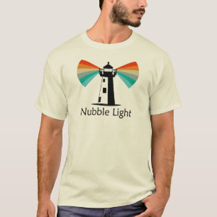 Nubble Light Maine Rainbow T-Shirt