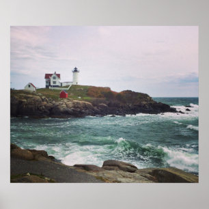 Nubble Light - York, Maine 24 x 20 Poster Print