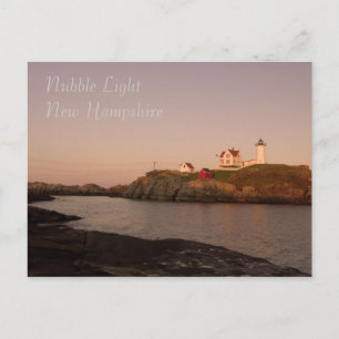 Nubble Light, York, Maine    Postcard