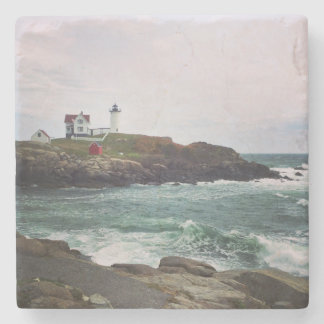 Nubble Light - York, Maine Stone Coaster