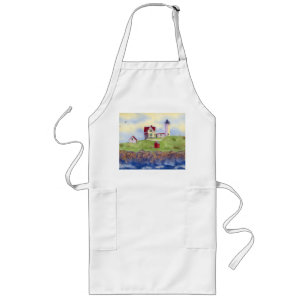 Nubble Lighthouse Apron, Kitchen Apron Nubble