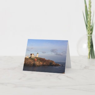 Nubble Lighthouse at Dusk Note Card