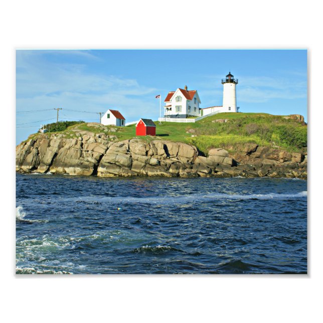 Nubble Lighthouse, Cape Neddick Maine Photo Print (Front)