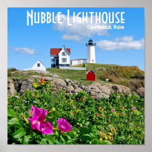 Nubble Lighthouse, Cape Neddick, Maine Poster
