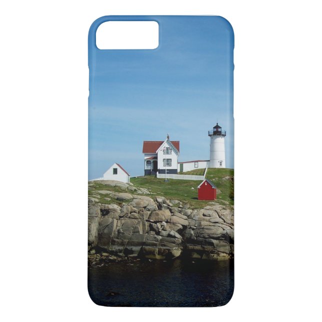 Nubble lighthouse IPHONE 7plus 8plus iphone case (Back)