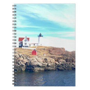 Nubble Lighthouse Maine Coastal Photo Notebook
