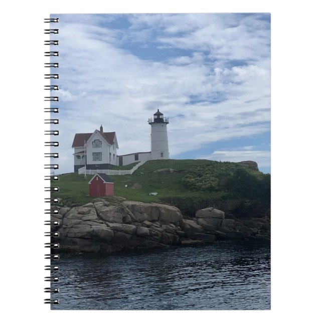 Nubble Lighthouse Photo  Notebook (Front)