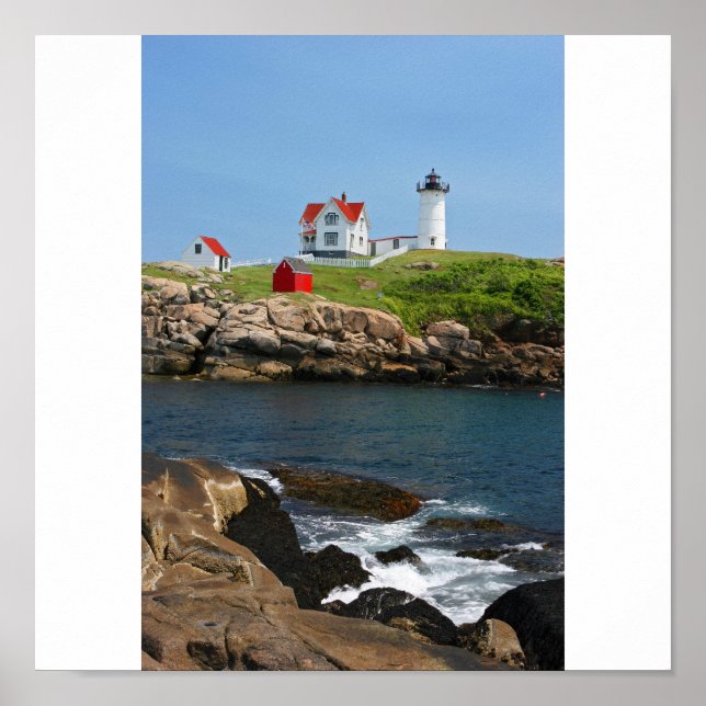 Nubble Lighthouse Poster (Front)
