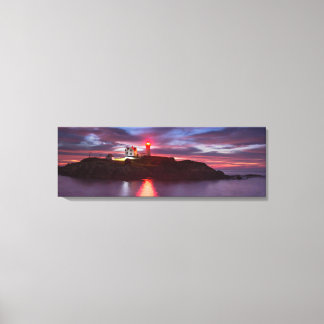 Nubble Lighthouse Wrapped Canvas
