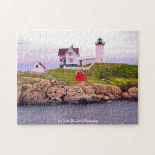 Nubble Lighthouse - York, Maine Jigsaw Puzzle