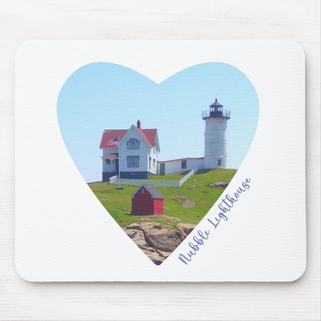 Nubble Lighthouse, York Maine Mouse Mat (Front)
