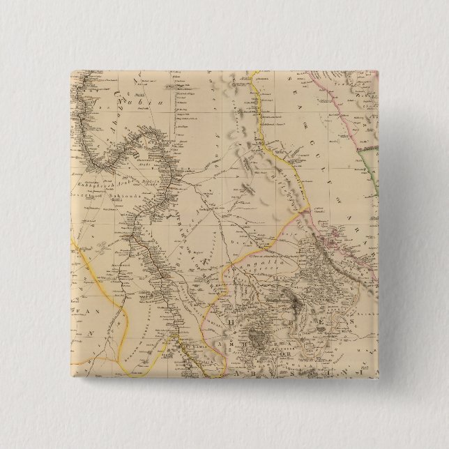 Nubia, Abyssinia 2 15 Cm Square Badge (Front)