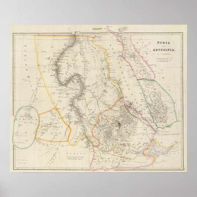 Nubia and Abyssinia Poster (Front)