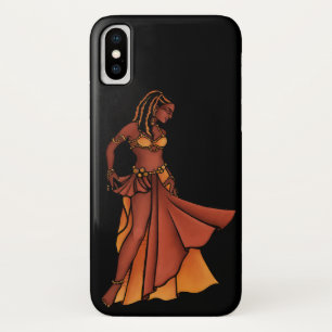 Nubian Belly Dancer Goddess iPhone X Case