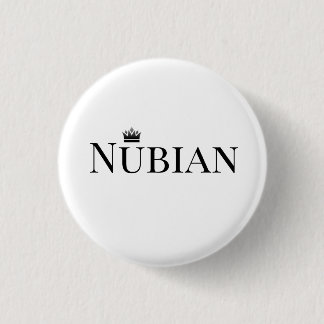 Nubian Button Black and White