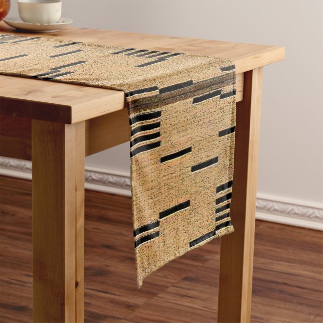 Nubian Comfort – Modern Global Geometric  Short Table Runner (Creator Uploaded)