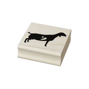 Nubian Dairy Goat Rubber Stamp