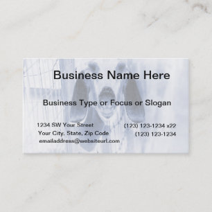 Nubian doe head on invert business card