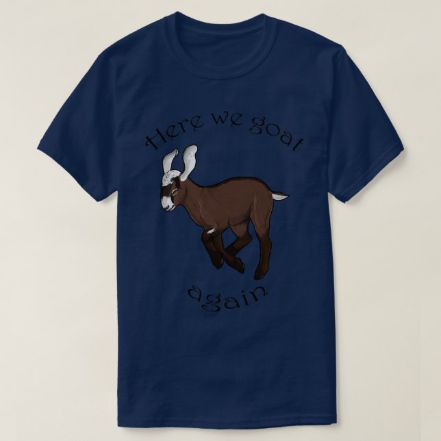 Nubian Goat   (3)  T-Shirt (Design Front)