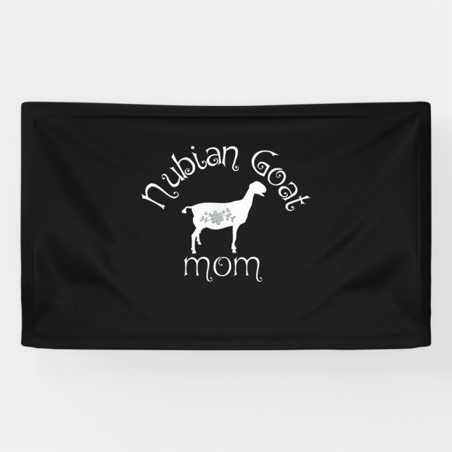 Nubian Goat Mum Gift Banner (Horizontal)