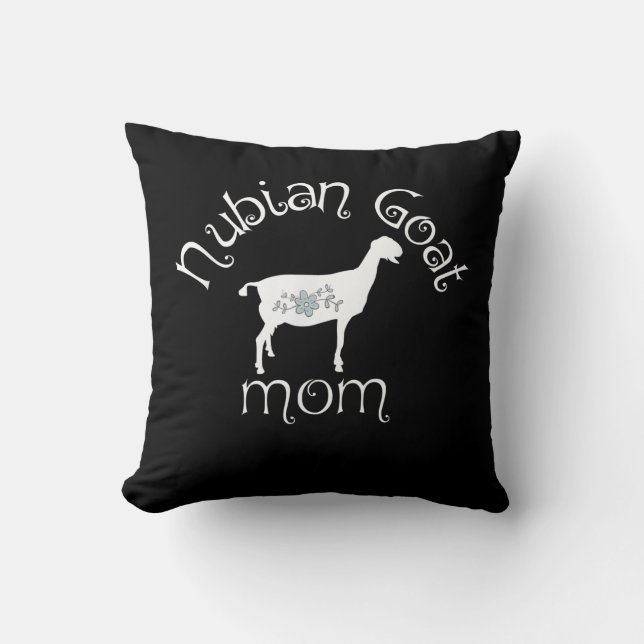 Nubian Goat Mum Gift Cushion (Front)