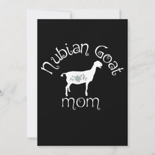 Nubian Goat Mum Gift Holiday Card
