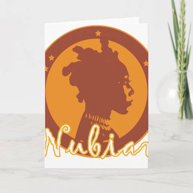 Nubian Greeting Card (Front)