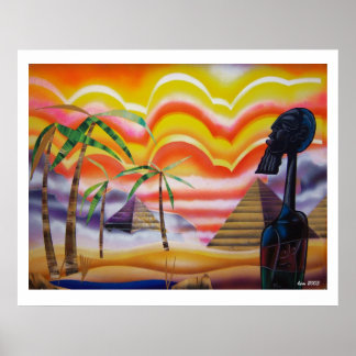 Nubian Horizon Poster