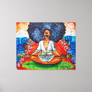 Nubian Kush 50" x 40" X Large Wrapped Canvas Print