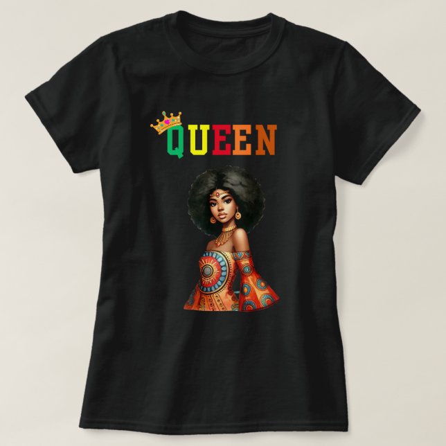 Nubian Queen: Beauty Women's T-Shirt (Design Front)