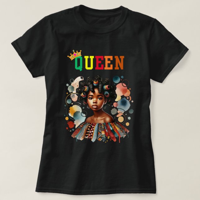 Nubian Queen: Believe Women's T-Shirt (Design Front)