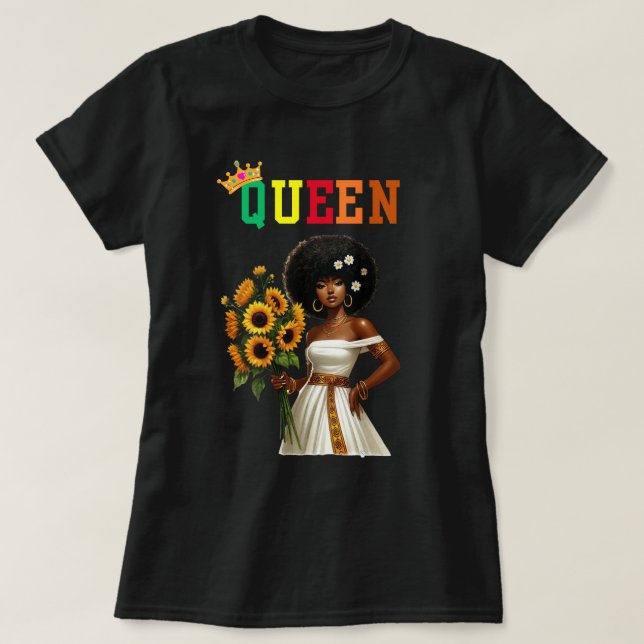 Nubian Queen: Daisy Women's T-Shirt (Design Front)