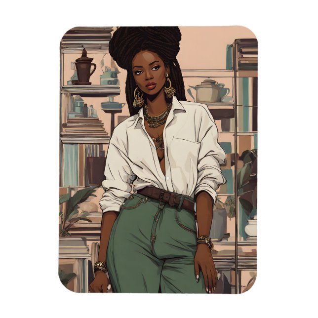 Nubian Swag 5 Magnet (Vertical)
