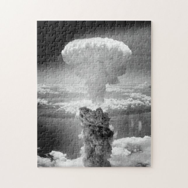 Nuclear Atomic Bomb Mushroom Cloud Jigsaw Puzzle (Vertical)
