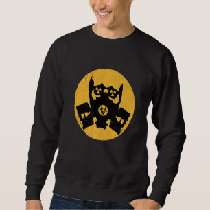 Nuclear Biohazard Fallout Gasmask Vintage Grunge Sweatshirt