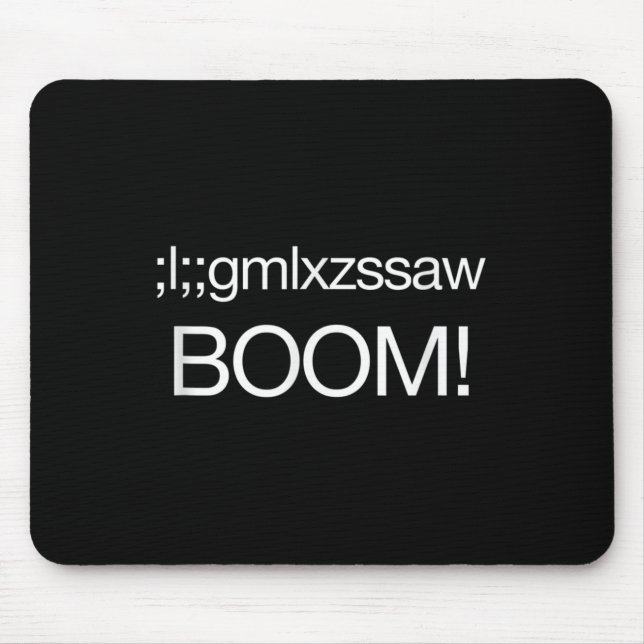 Nuclear Bomb Us Strategic Command Funny Quote Kid  Mouse Mat (Front)