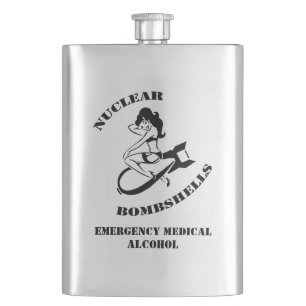 Nuclear Bombshells Medical Alcohol Flask