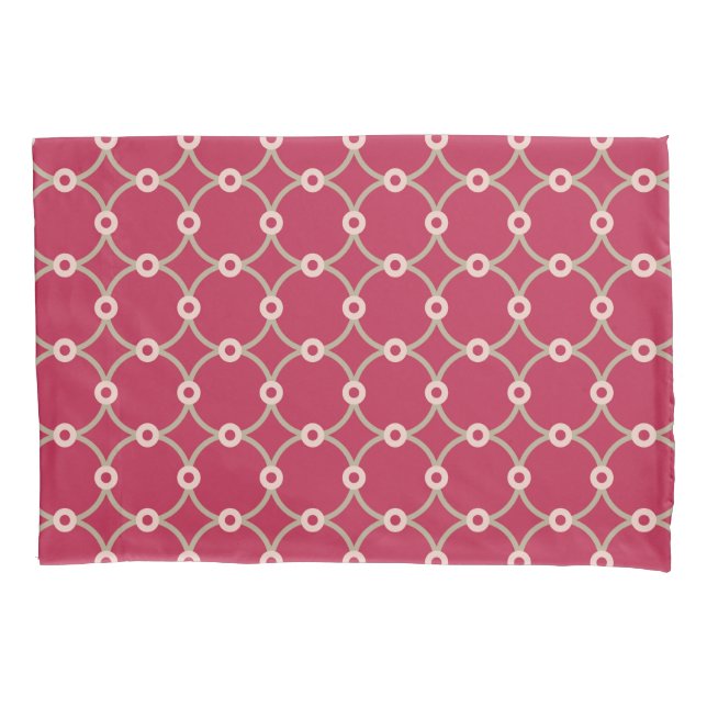 Nuclear Connectivity - magenta - seamless pattern Pillowcase (Front)